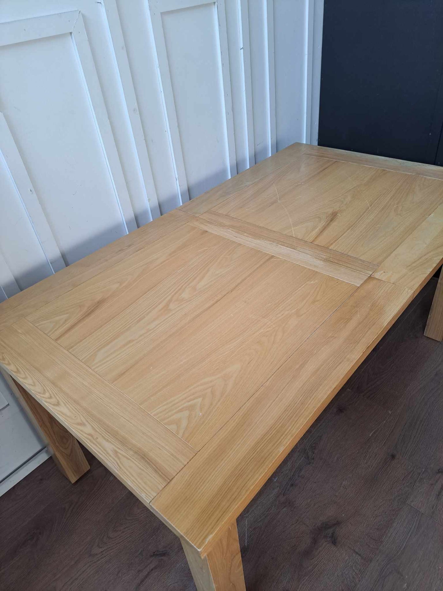 Oak Solid Wood Extending Dining Table