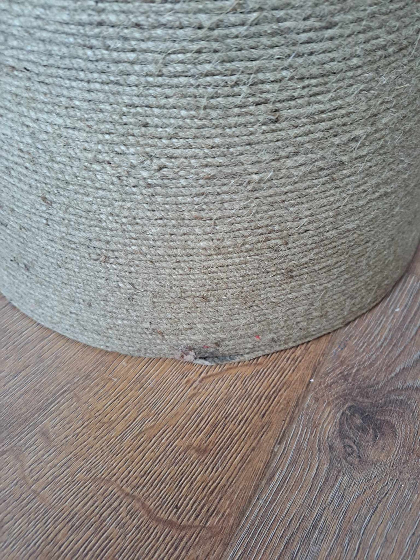 Side Table Jute Natural / Solid Wood / La Redoute AM PM Sablas RRP £240