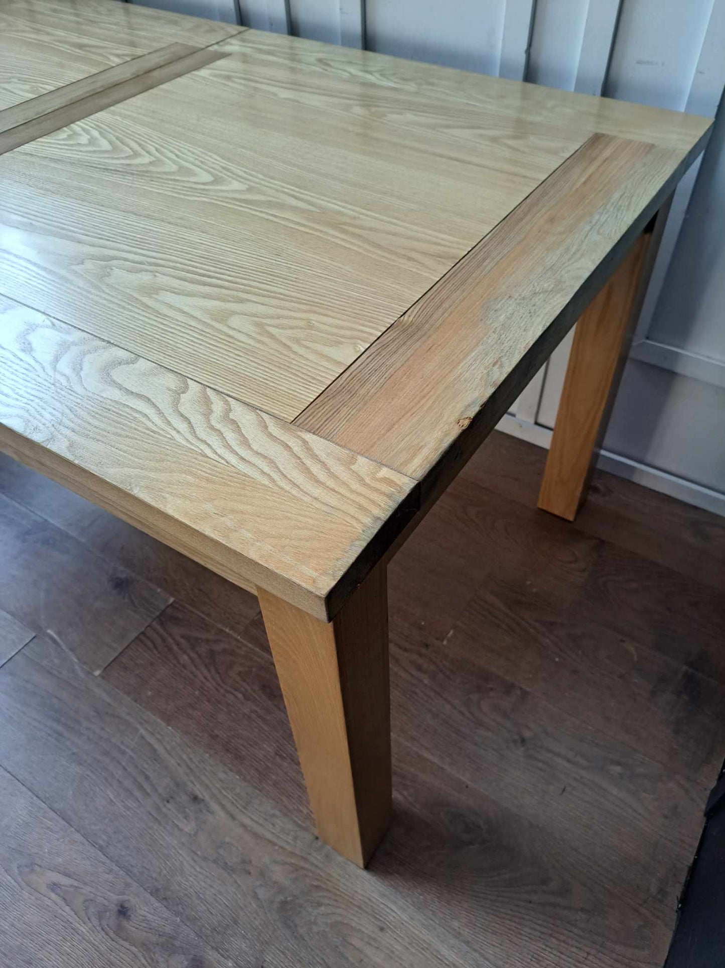 Oak Solid Wood Extending Dining Table