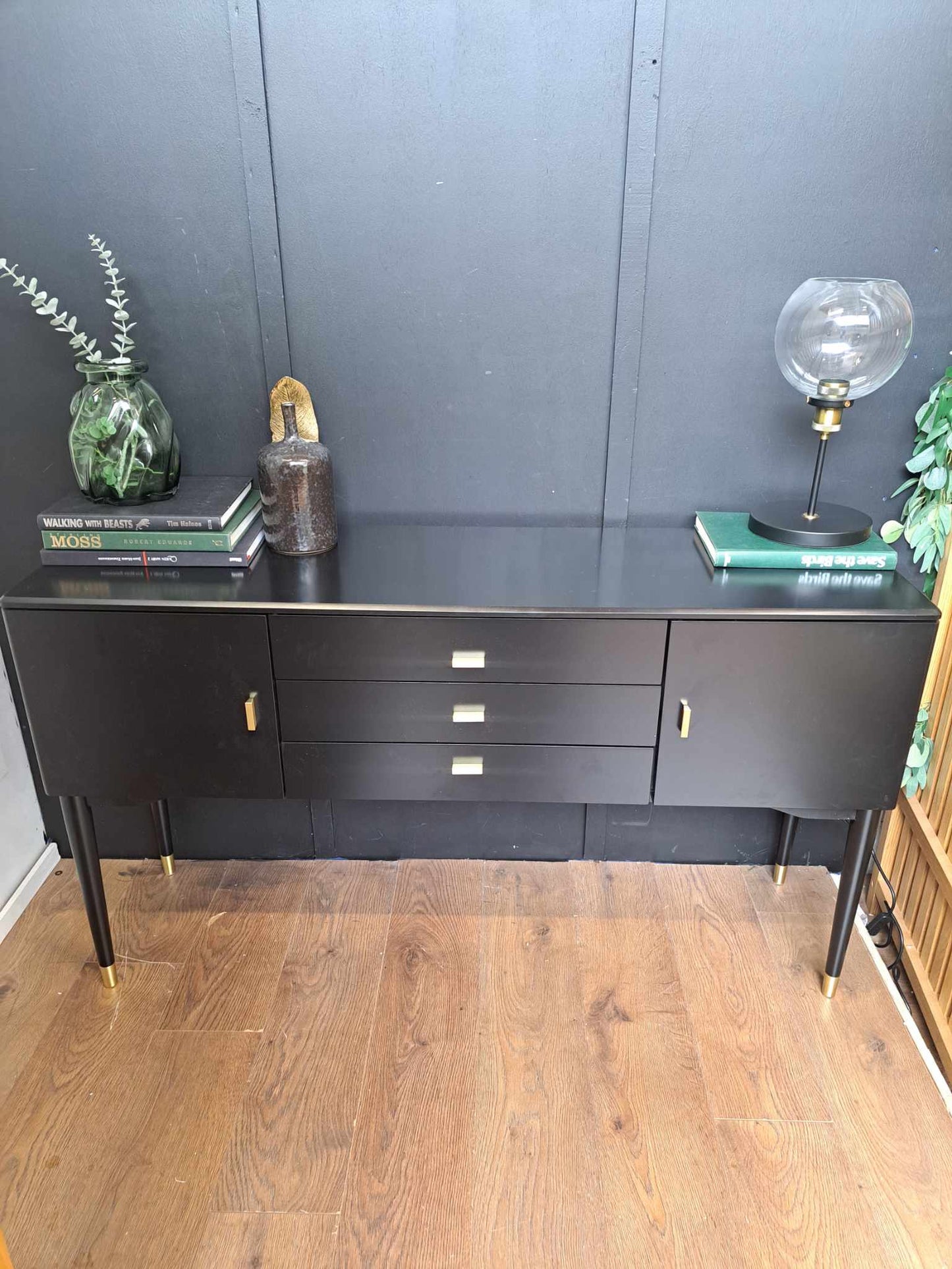 Black and Gold High Sideboard / La Redoute Novani