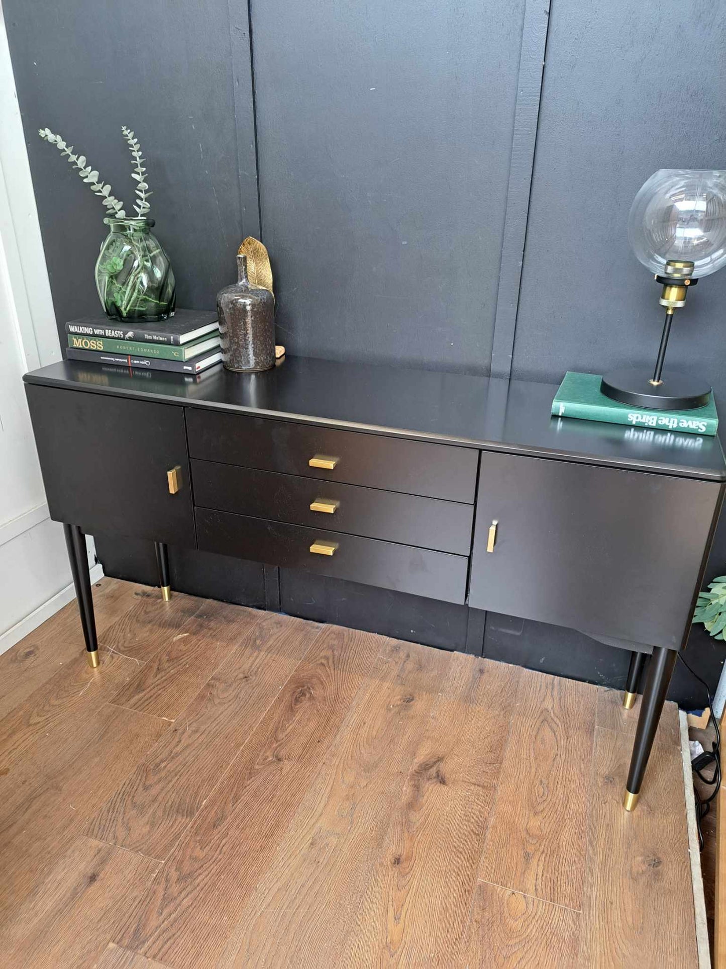 Black and Gold High Sideboard / La Redoute Novani