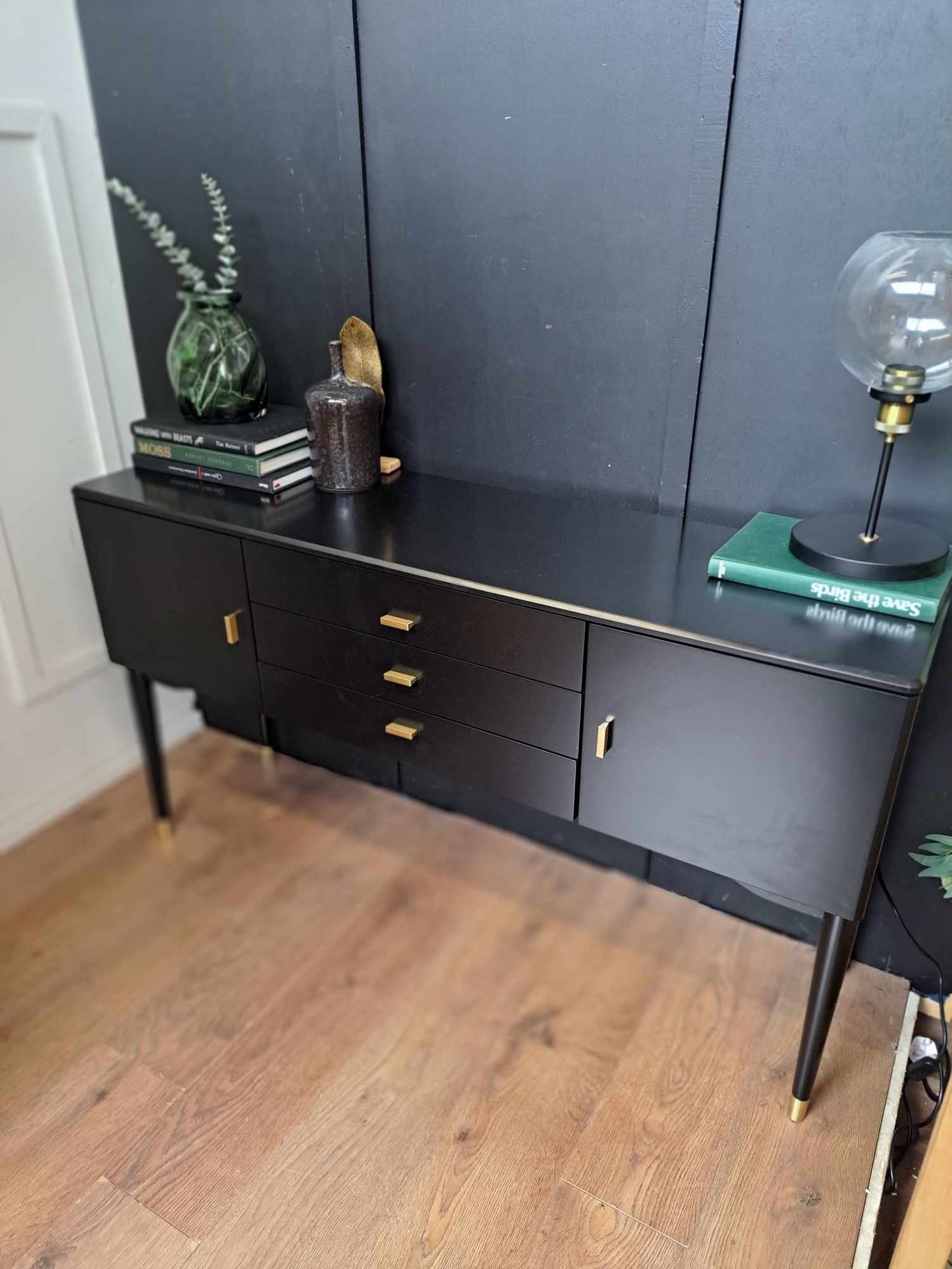 Black and Gold High Sideboard / La Redoute Novani