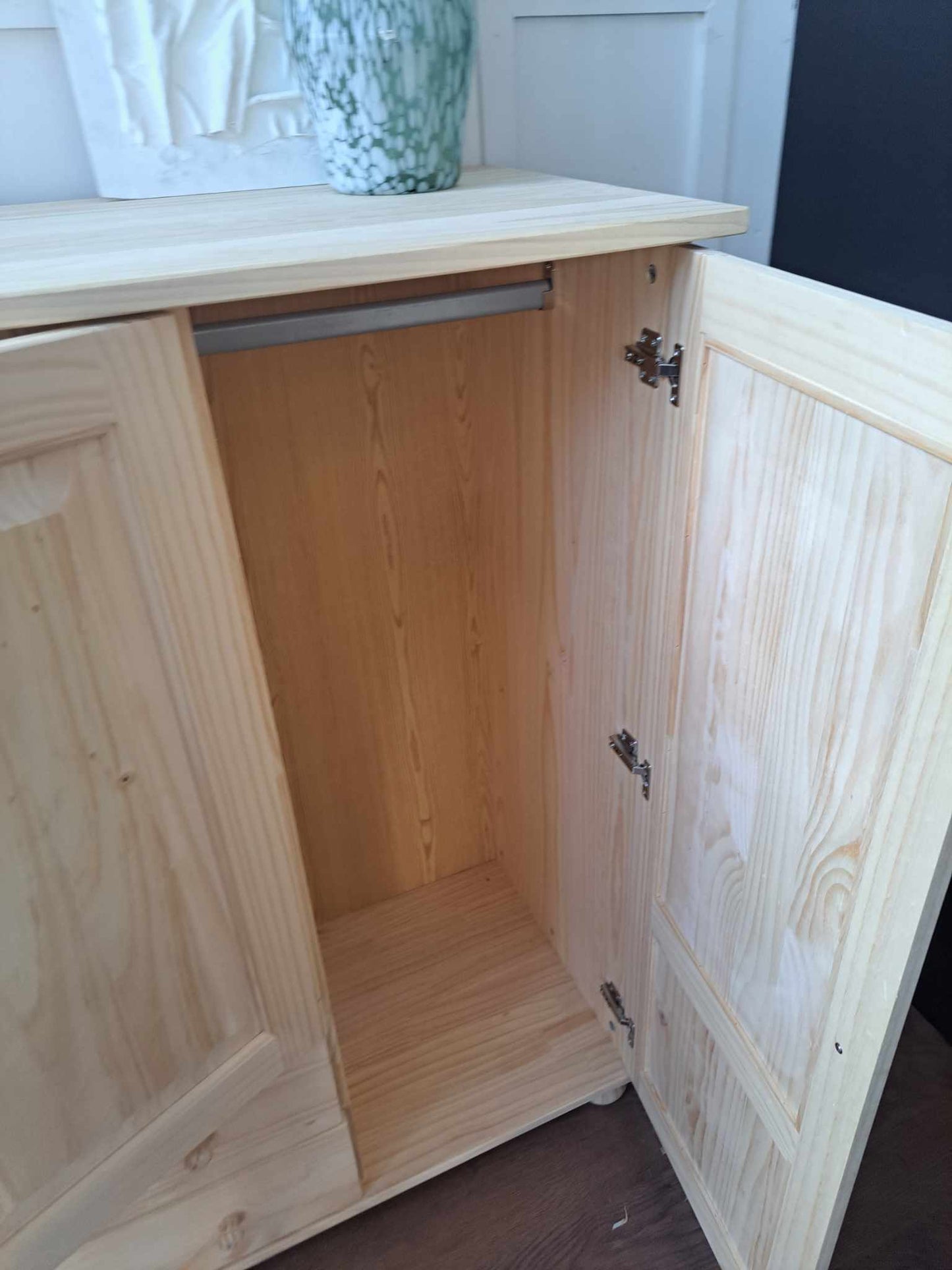 Low Solid Wood Wardrobe / LA Redoute Redmond RRP £650