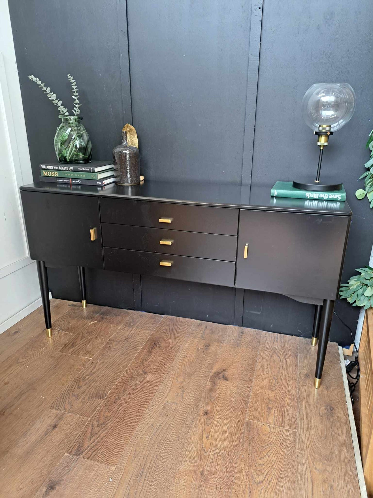 Black and Gold High Sideboard / La Redoute Novani