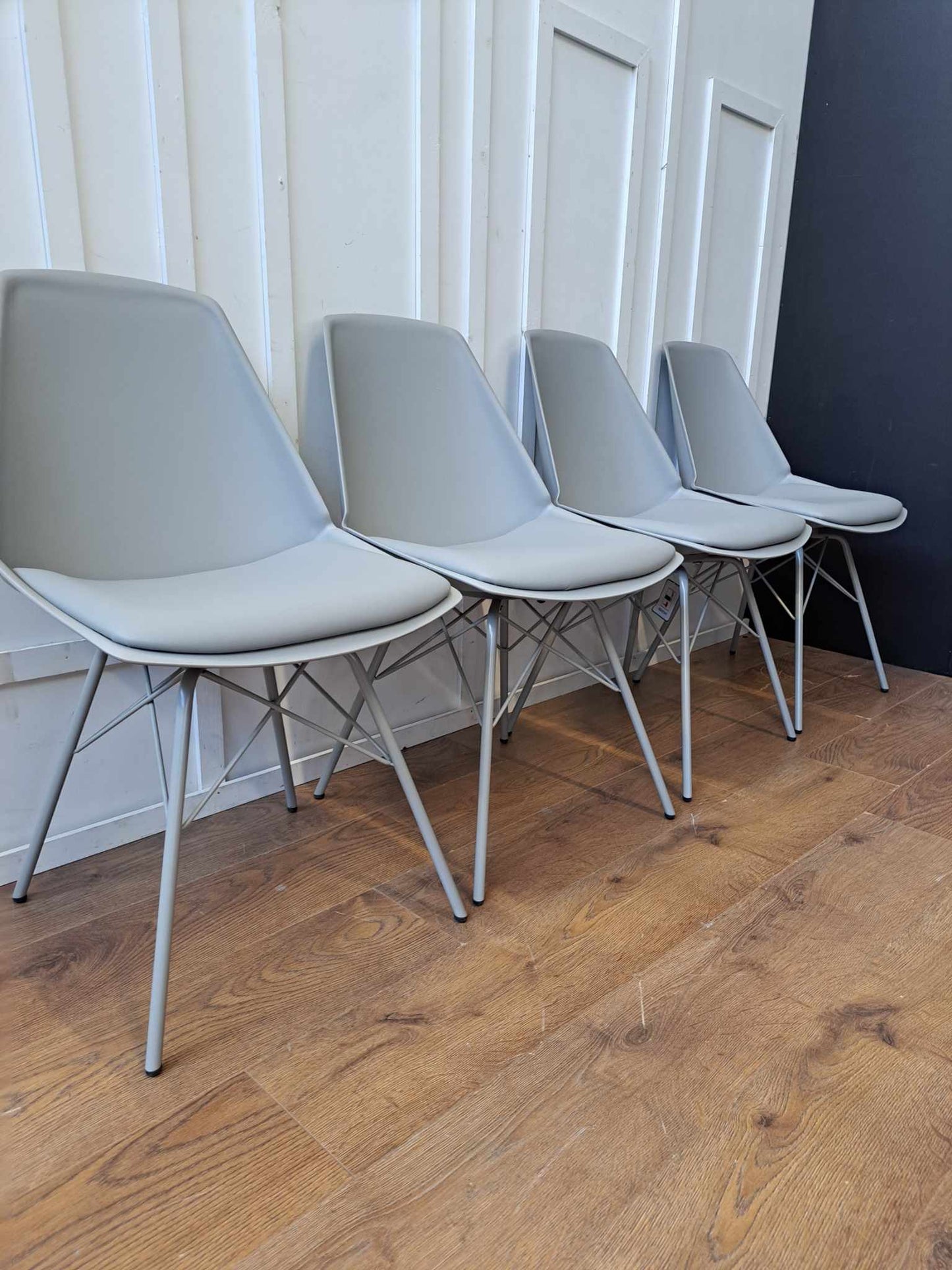 Grey Dining Chair Set of 4 / Barnet RRP £319