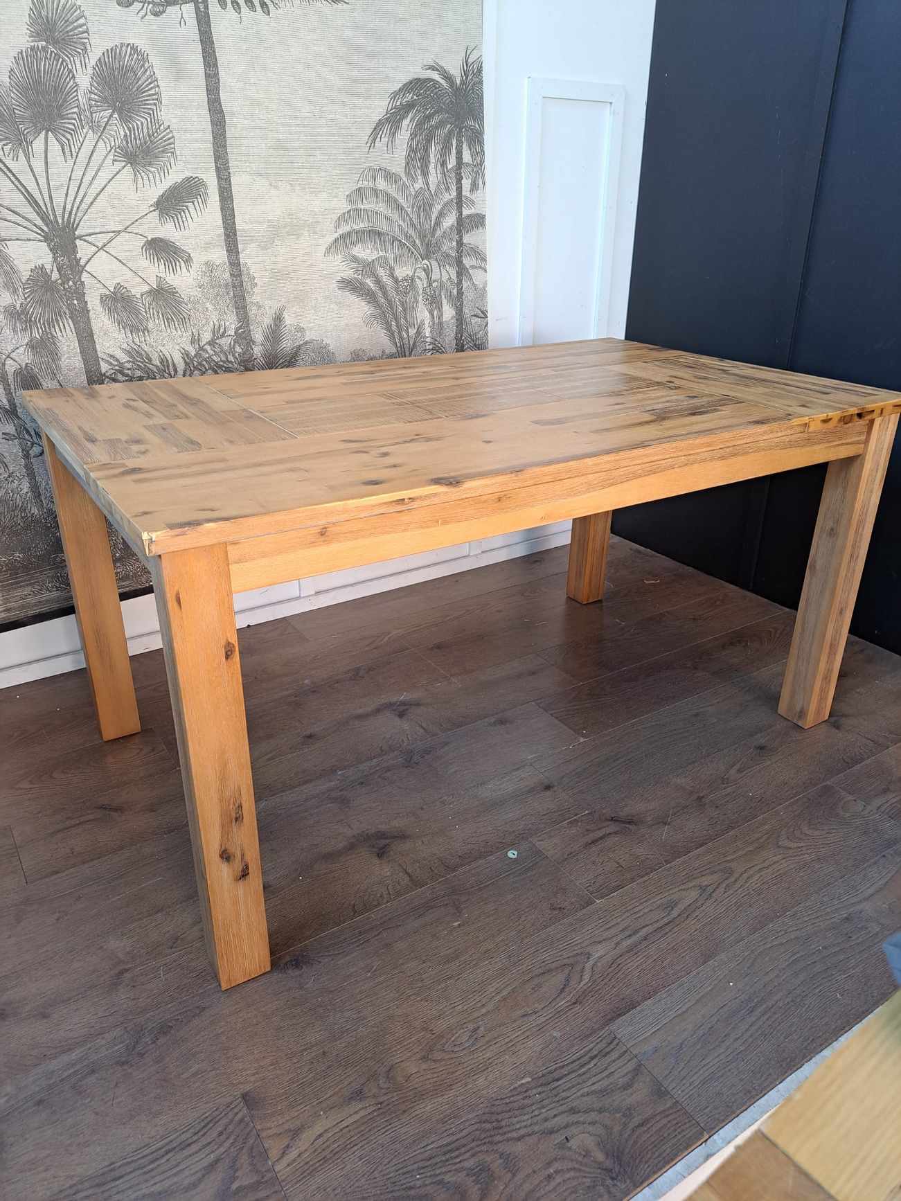 Rustic Solid Wood Dining Table