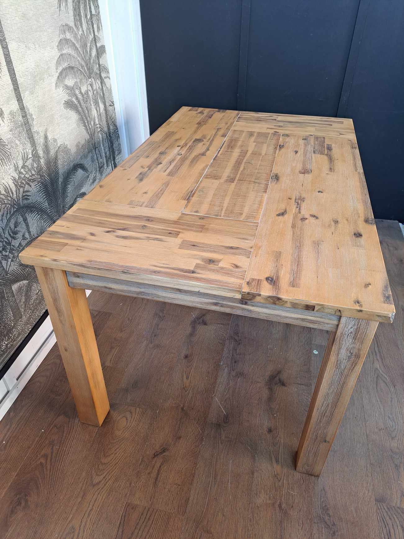 Rustic Solid Wood Dining Table