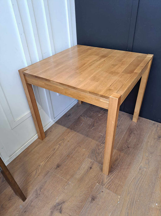 Oak Small Dining Table 80cm