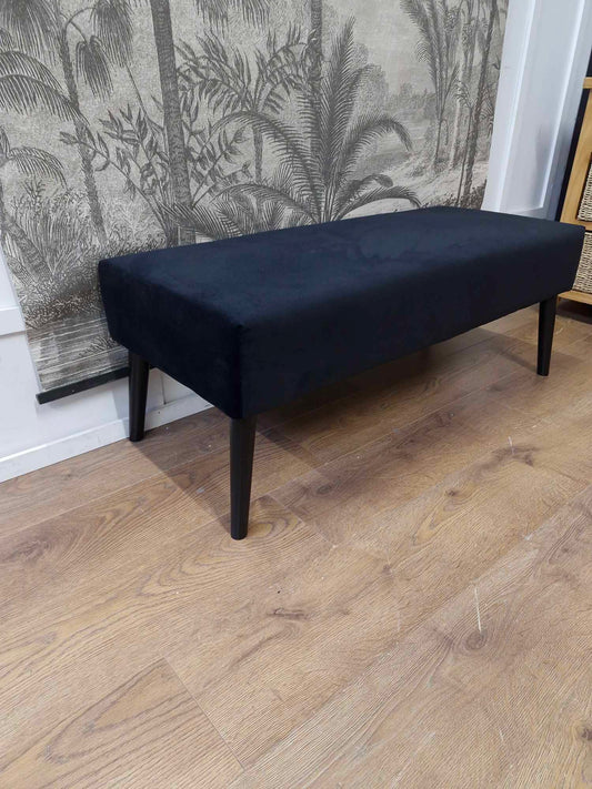 Black Velvet Bench