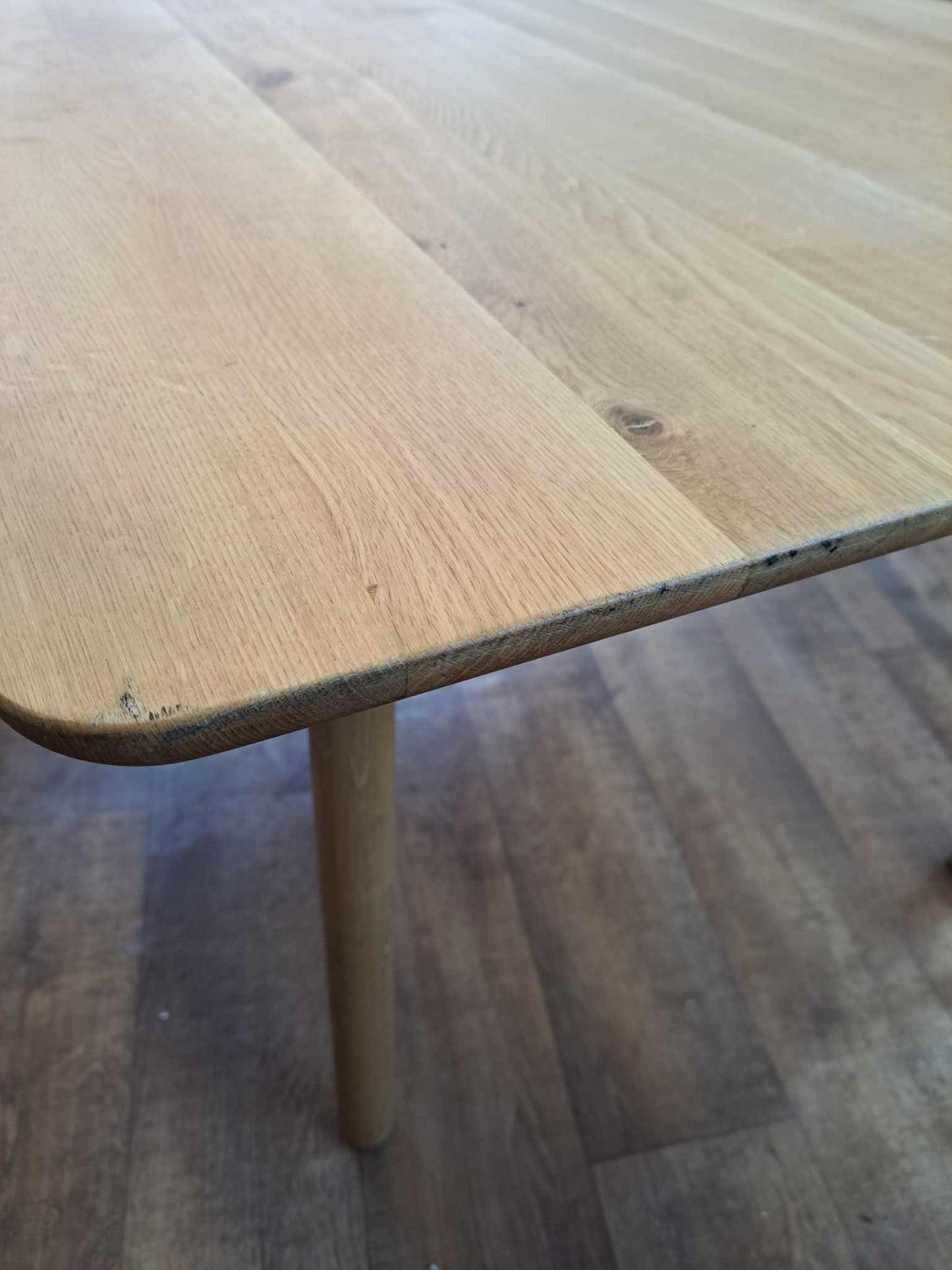 Solid Oak Scandi Style Dining Table