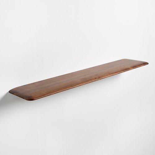 Wing shaped Solid Walnut Wall Shelf / La Redoute Jacobson RRP £185