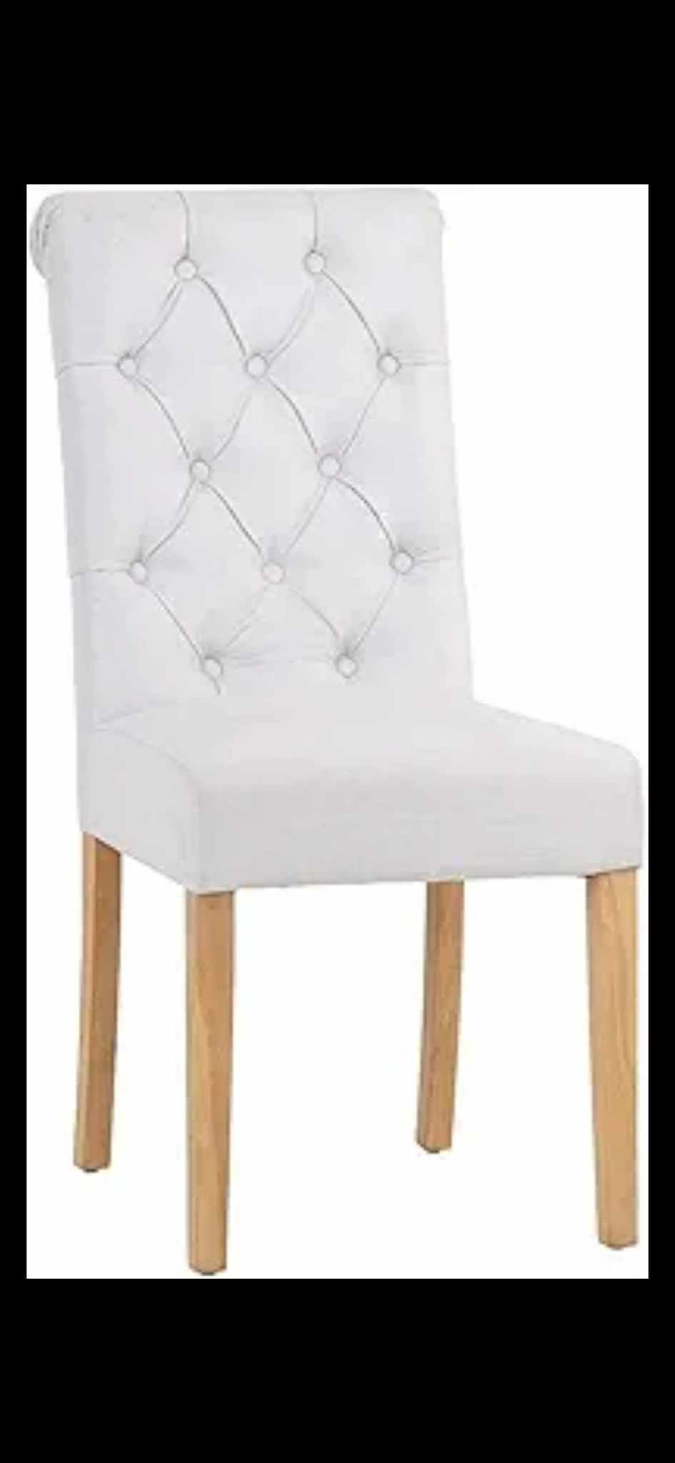 Dining Chairs set of x 4 / Light natural and oak