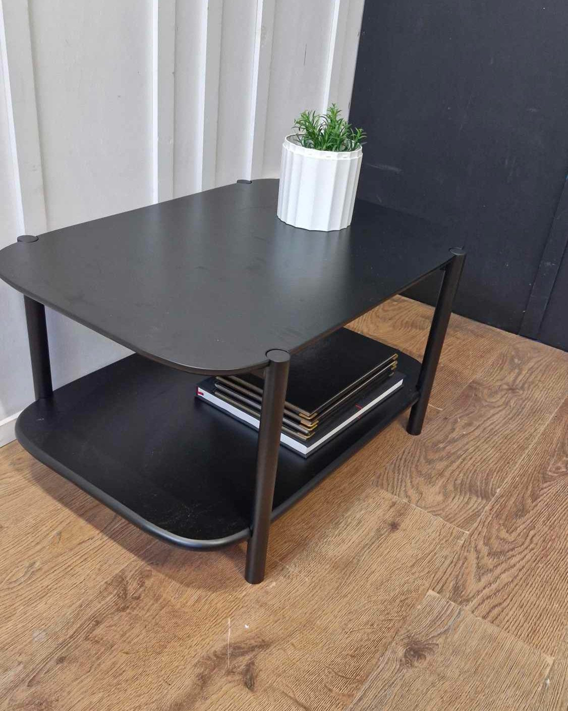 Black Coffee Table with Storage / John Lewis Pebble