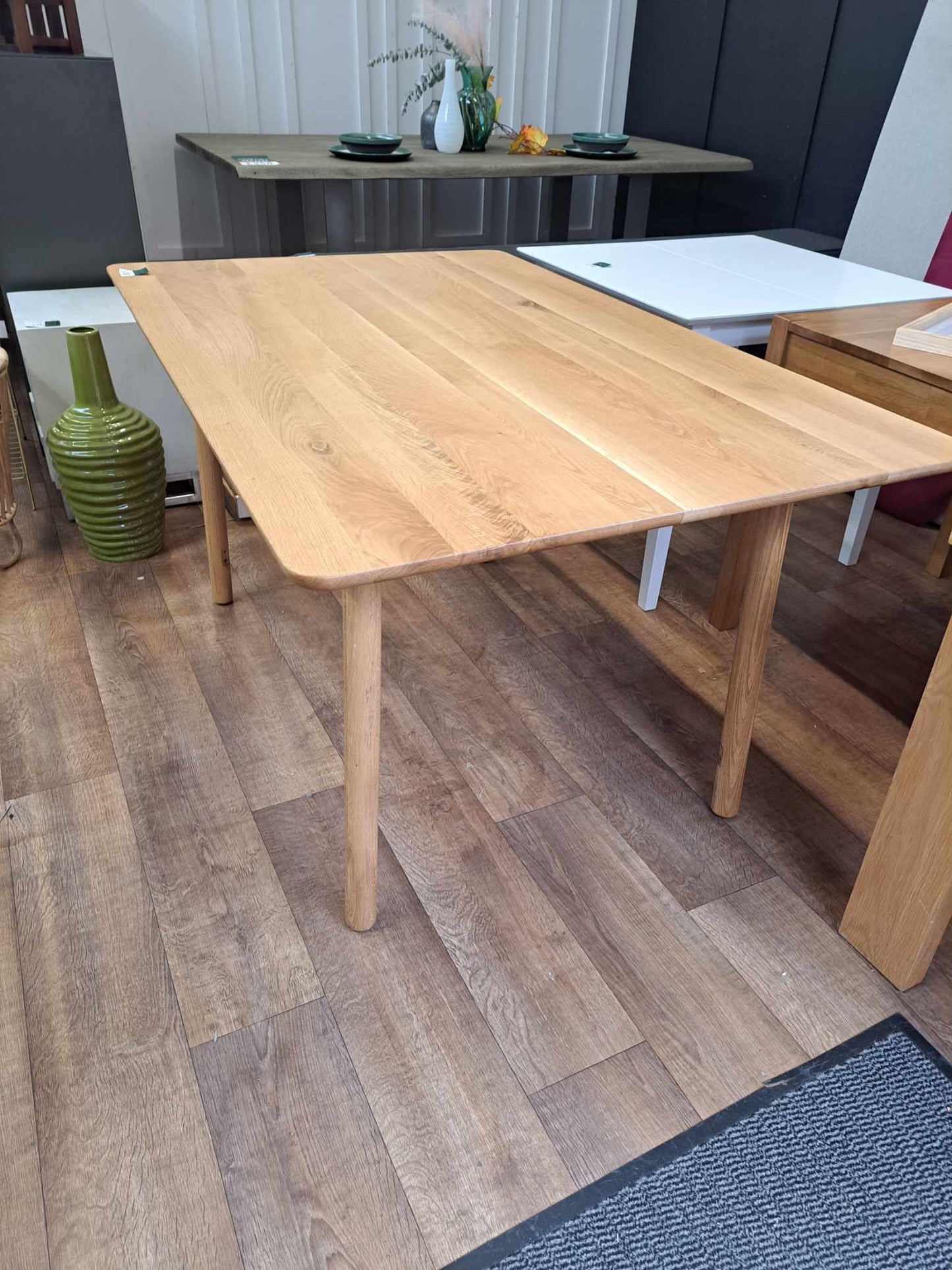 Solid Oak Scandi Style Dining Table