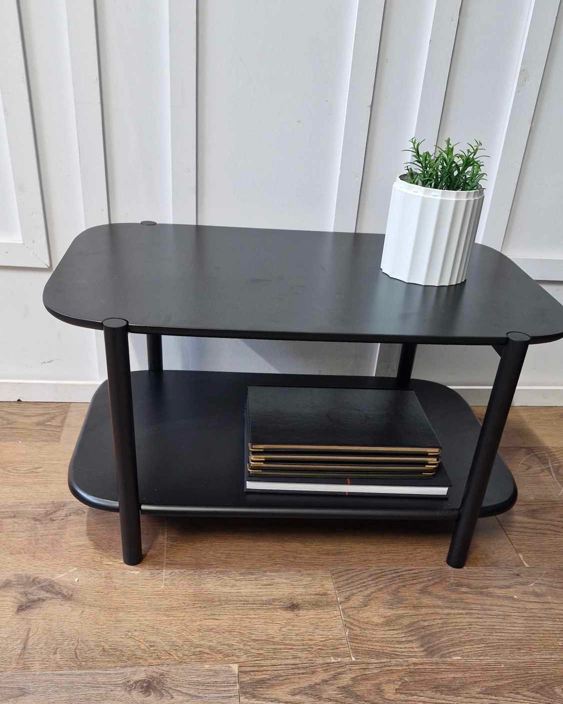 Black Coffee Table with Storage / John Lewis Pebble