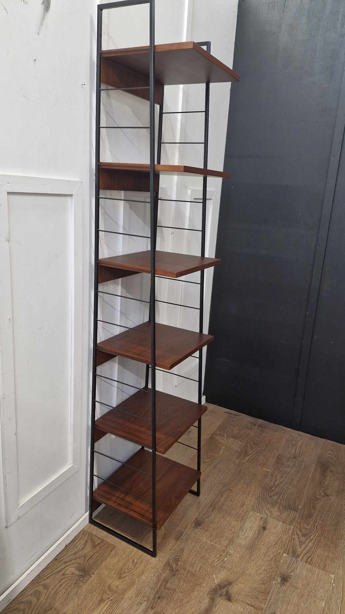 Walnut Vintage Shelving Unit / La Redoute Watford RRP £425