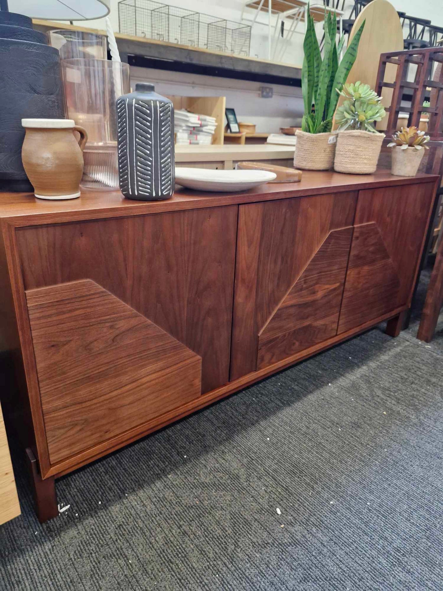 Large Walnut Sideboard / La Redoute Meol RRP £550