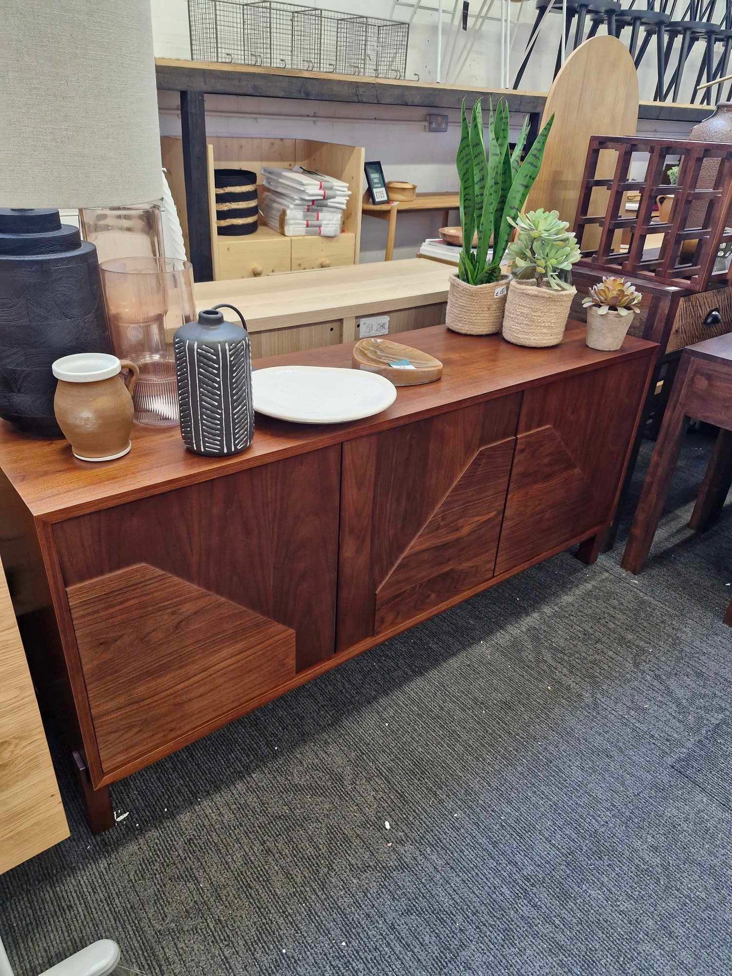 Large Walnut Sideboard / La Redoute Meol RRP £550