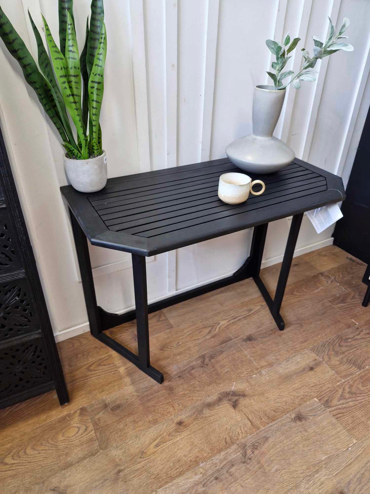 Black Small Balcony Folding Table