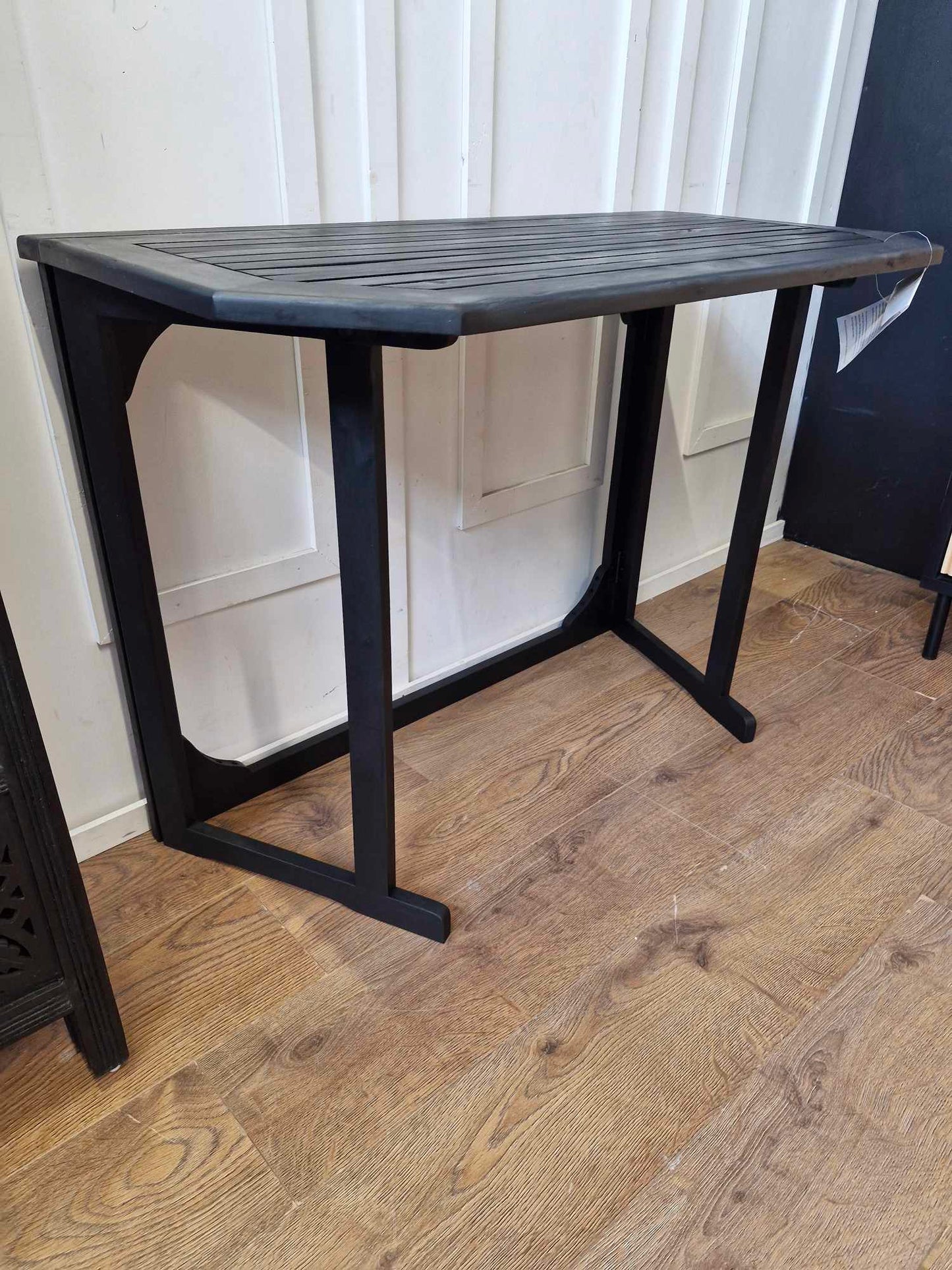 Black Small Balcony Folding Table