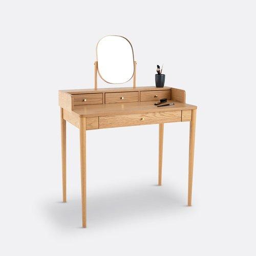 Oak Dressing table with extension and mirror