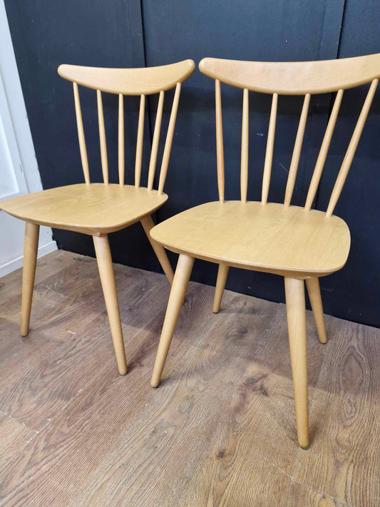 Solid Wood Dining Chairs set of 2