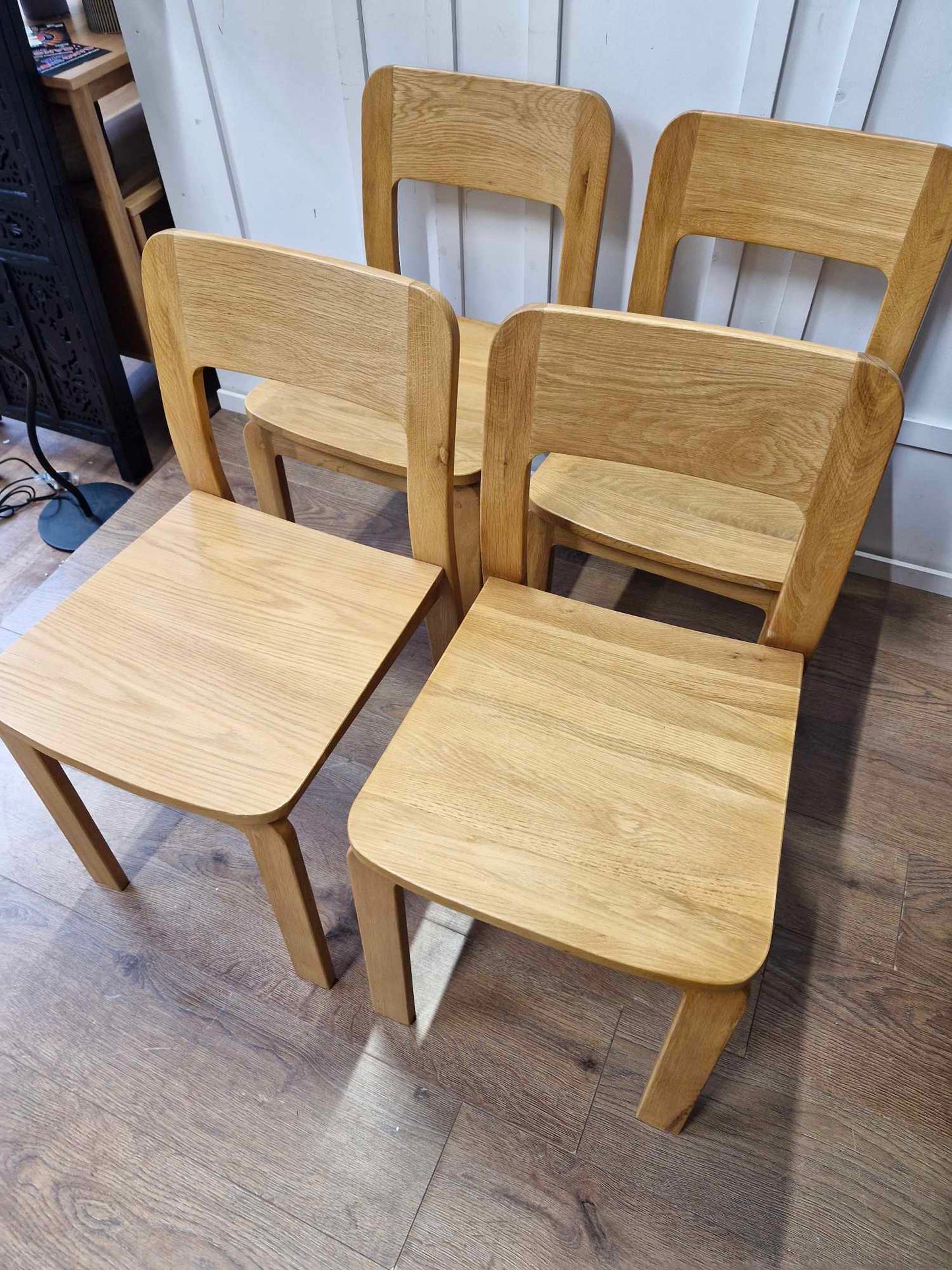 Solid Oak Dining Chairs set of 4