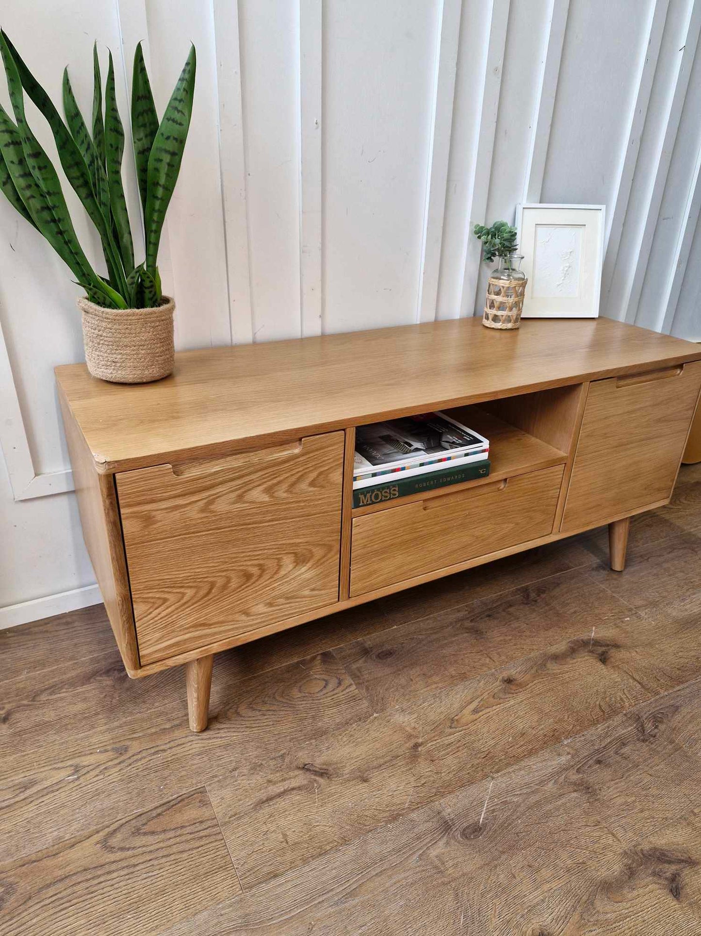 Oak TV stands  fits Up To 55 inch TV