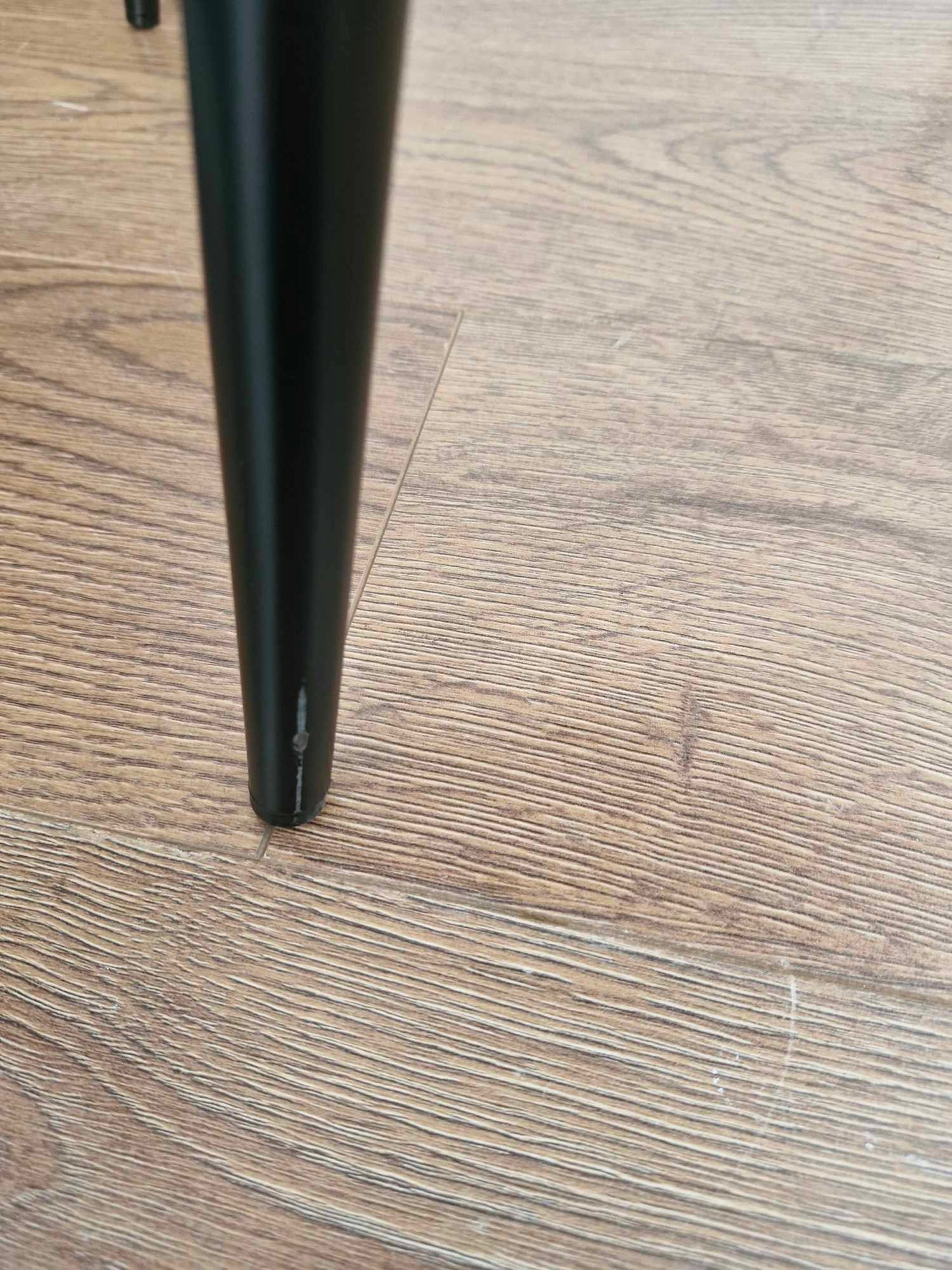 Set of 4 Barstools- Black and Rattan