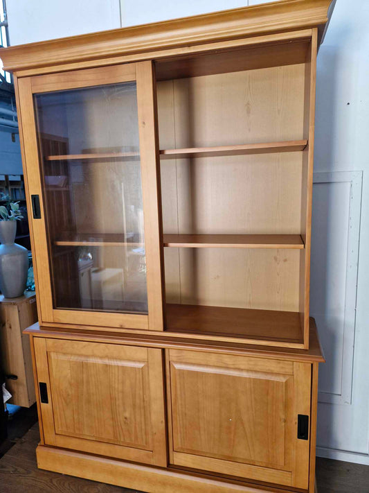 Solid Pine Dresser Display Cabinet Sideboard / La Redoute RRP £1099