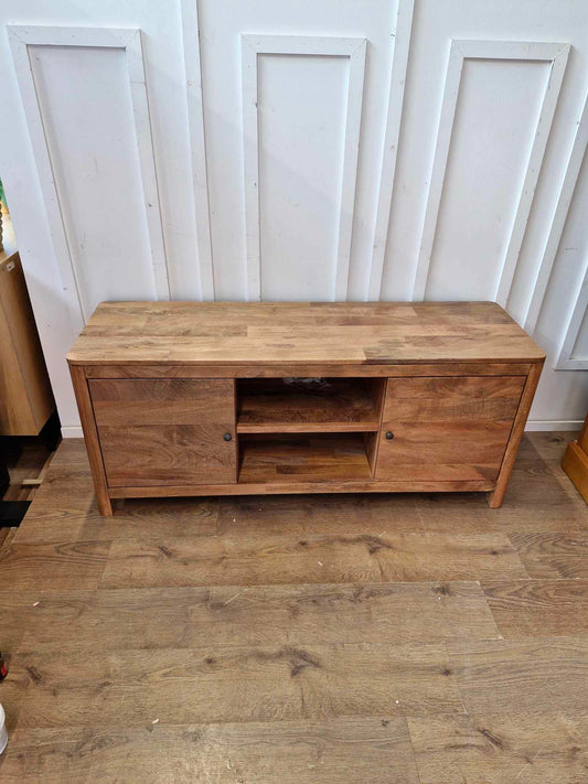 Solid Mango Wood TV Stand / Oak FurnitureLand Noah