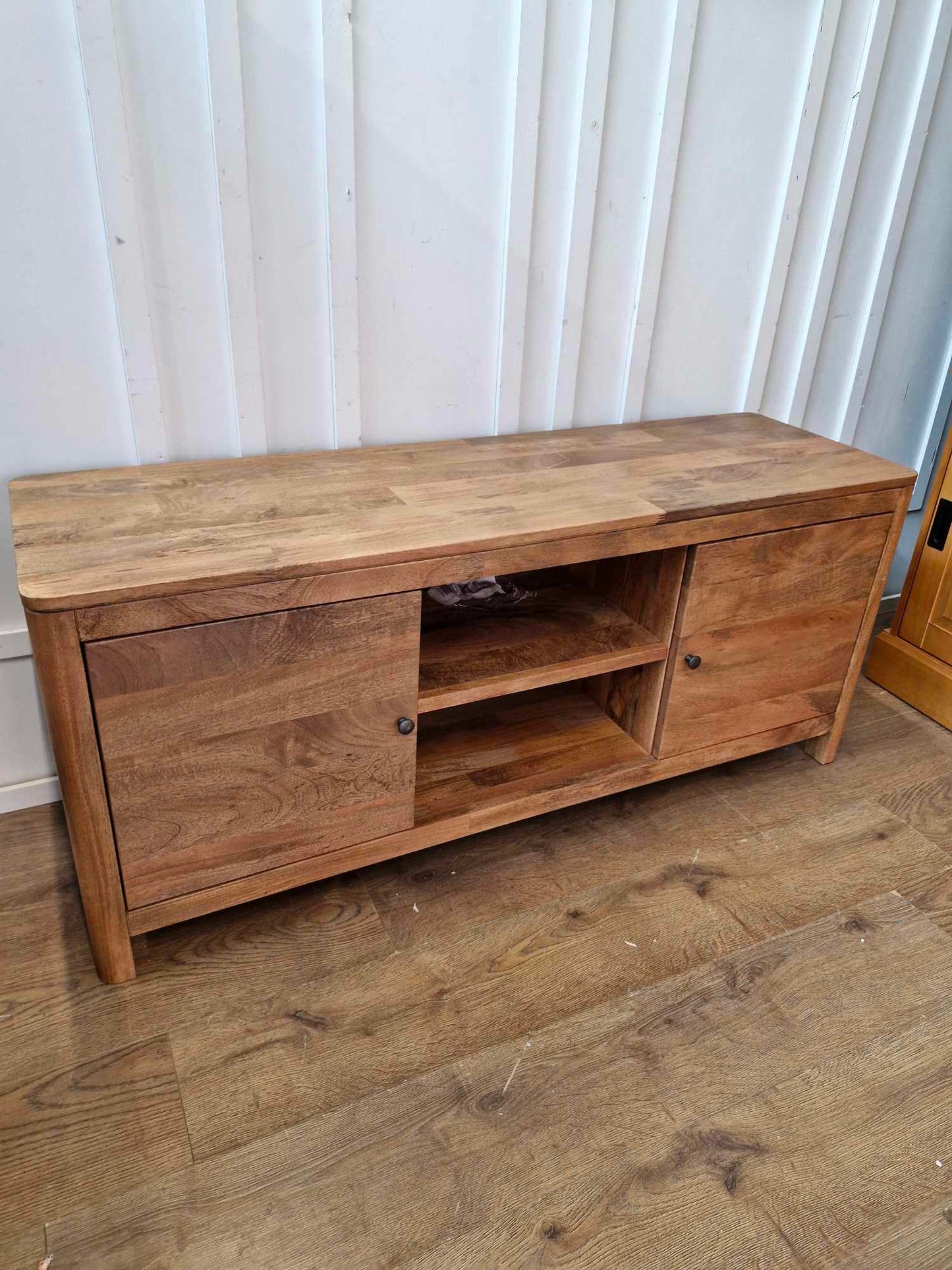 Solid Mango Wood TV Stand / Oak FurnitureLand Noah