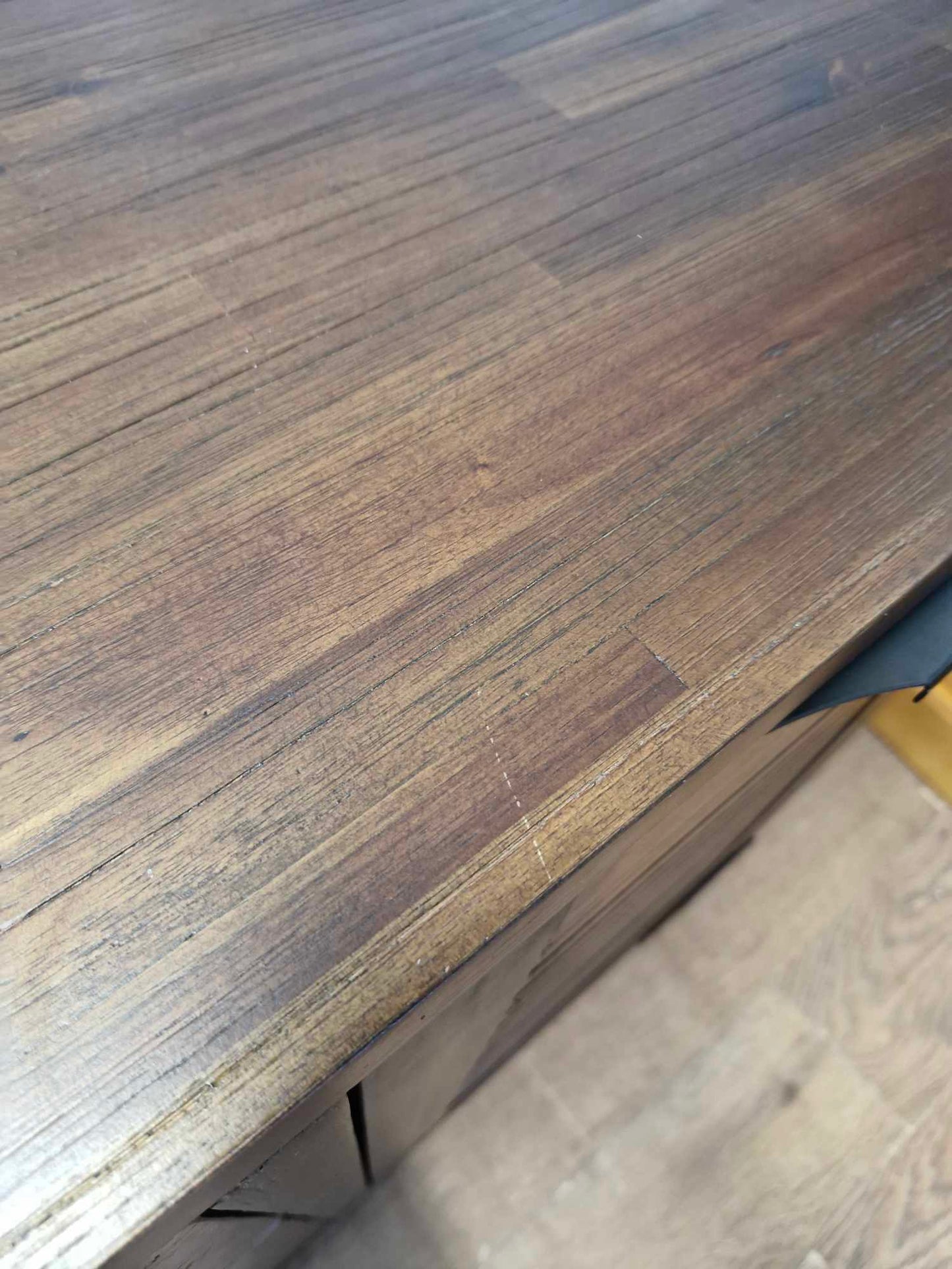 Solid Dark Wood Sideboard / Oak Furnitureland Detroit