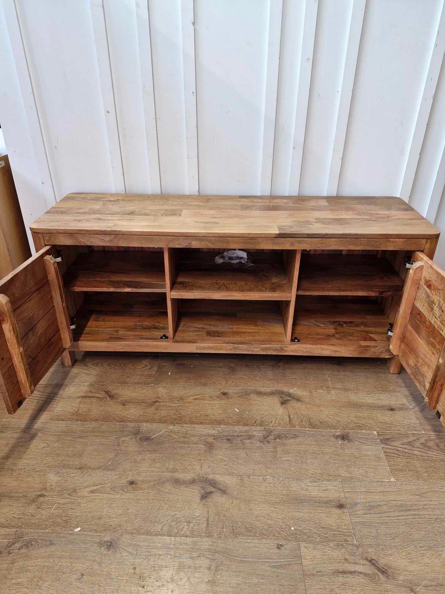Solid Mango Wood TV Stand / Oak FurnitureLand Noah