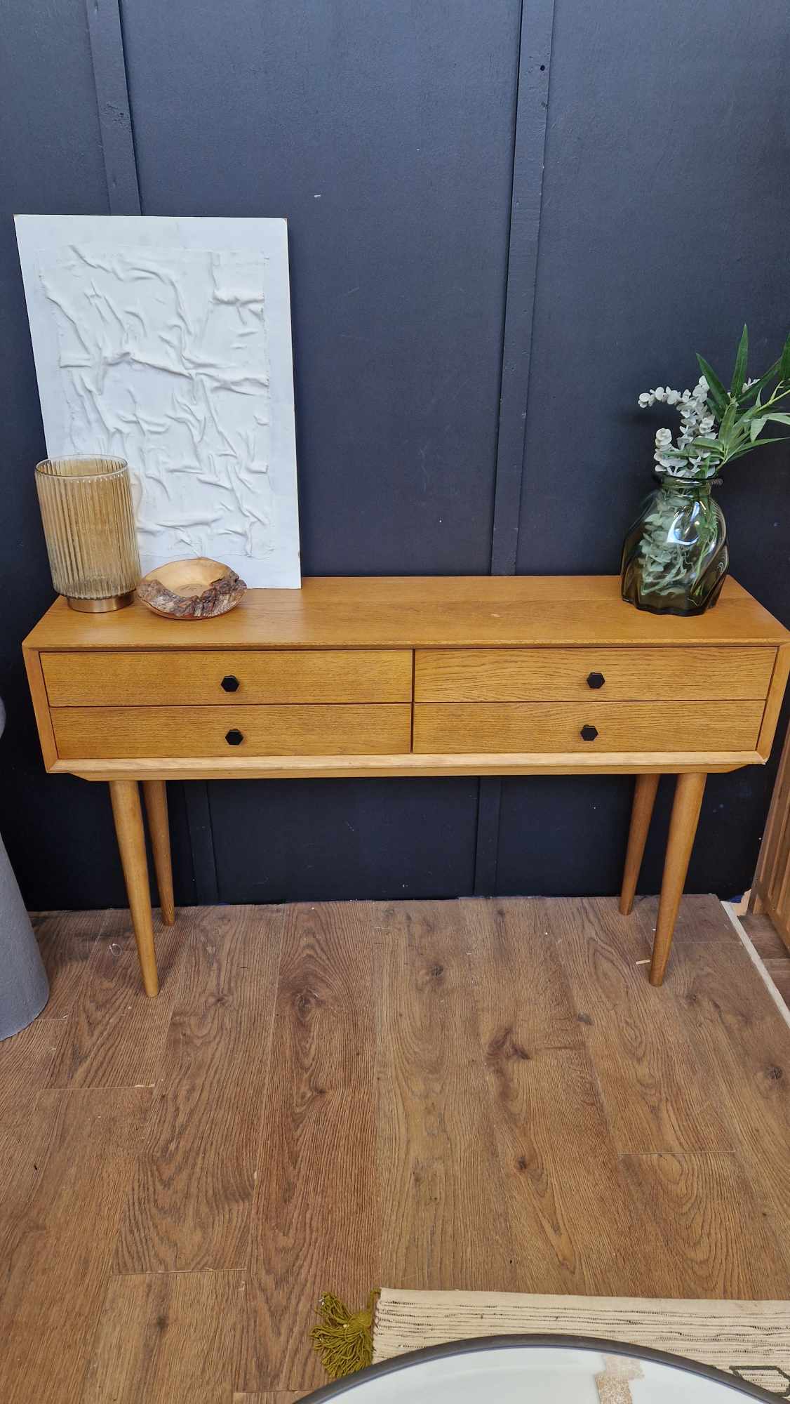 Vintage Style Console Table with 4 Drawers RRP £525