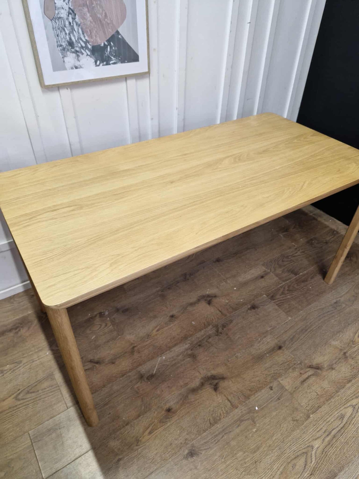 Oak Scandi Style Dining Table / 4-6 seater