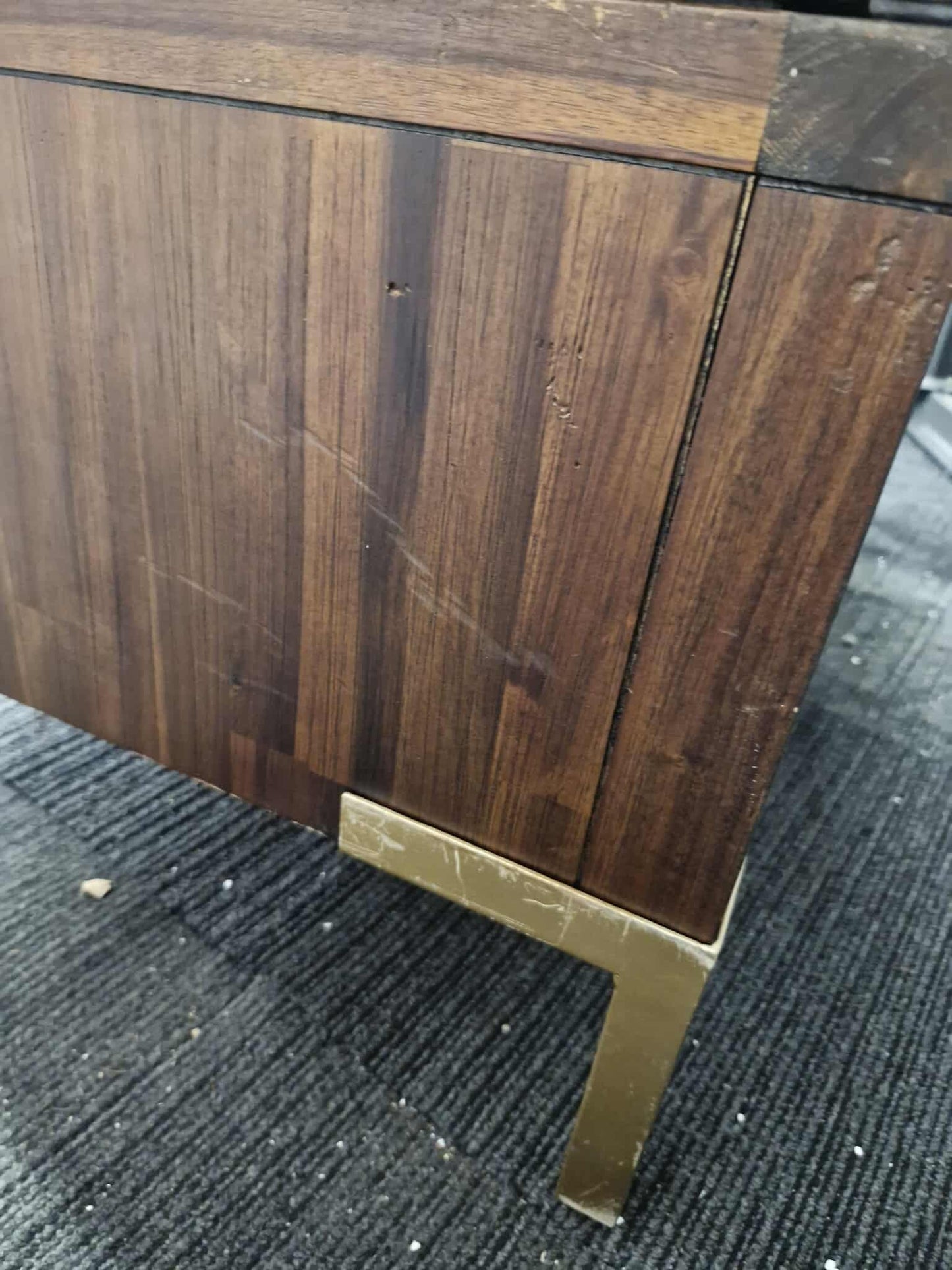 Solid Wood Double Wardrobe / Grey and Oak Wood / Oak Furnitureland Henley