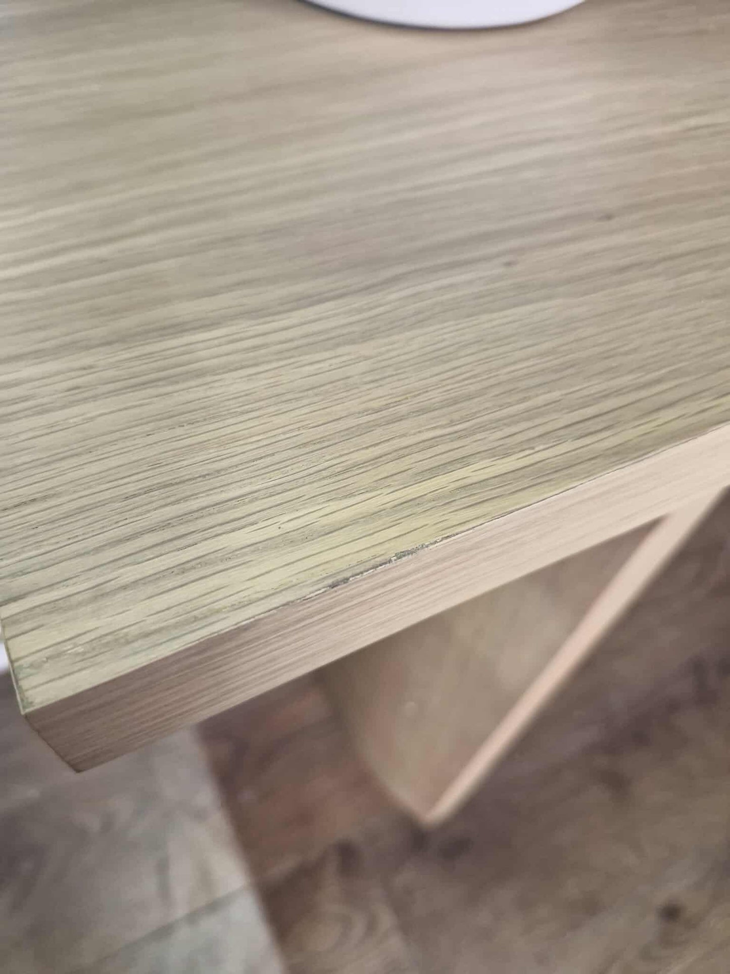 Large Oak Console Table 140cm / Half-moon design