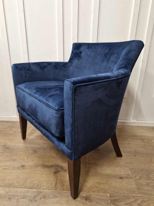Dark Blue Armchair Occasional Chair