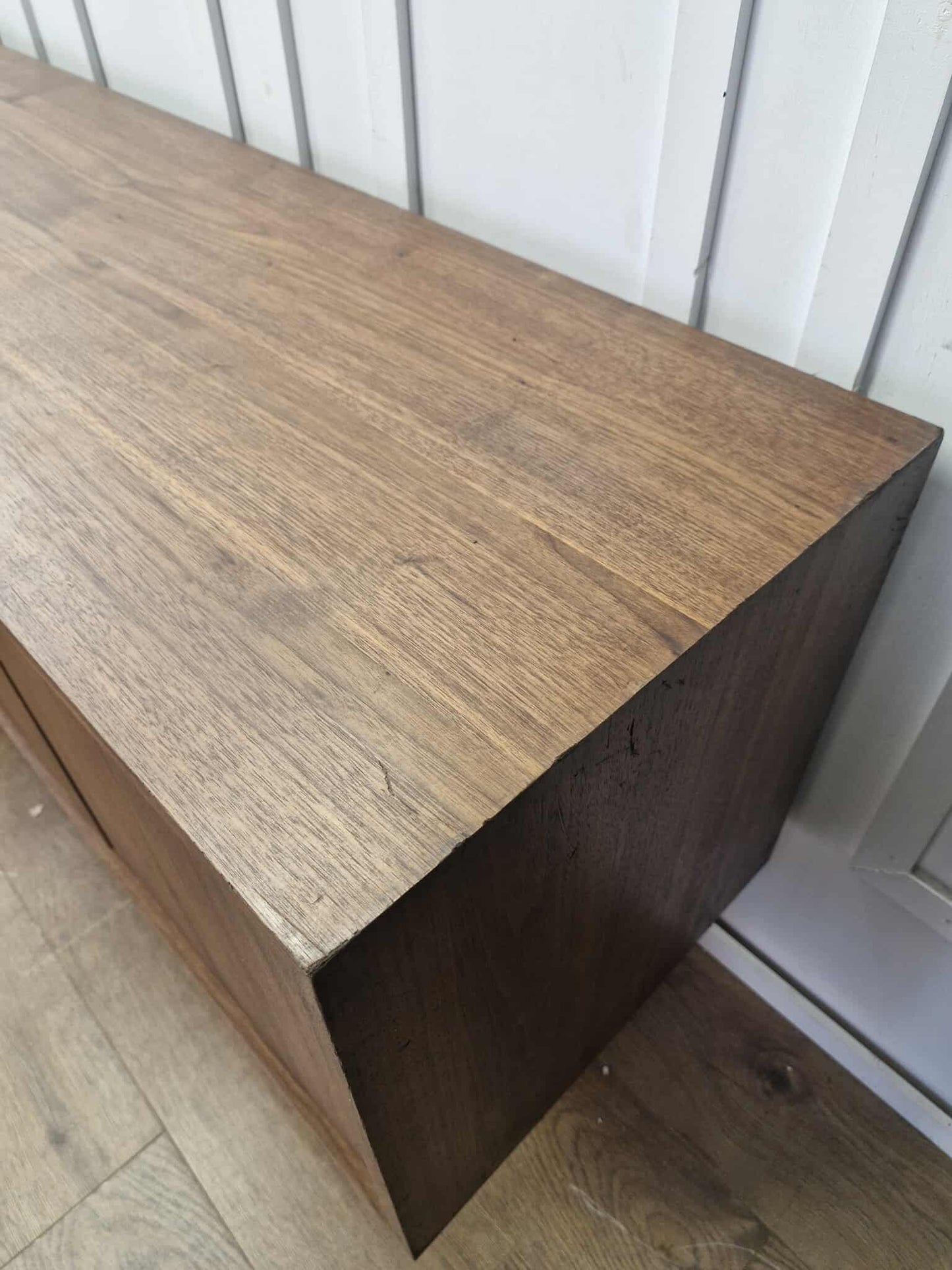 Large Dark wood Sideboard 4 doors