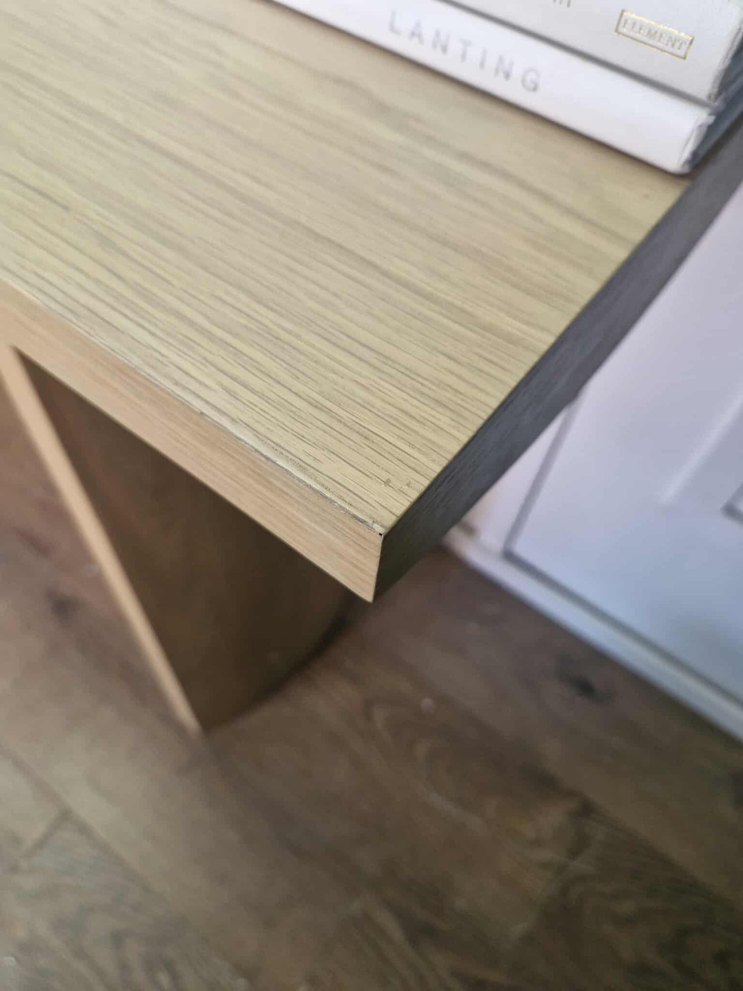Large Oak Console Table 140cm / Half-moon design