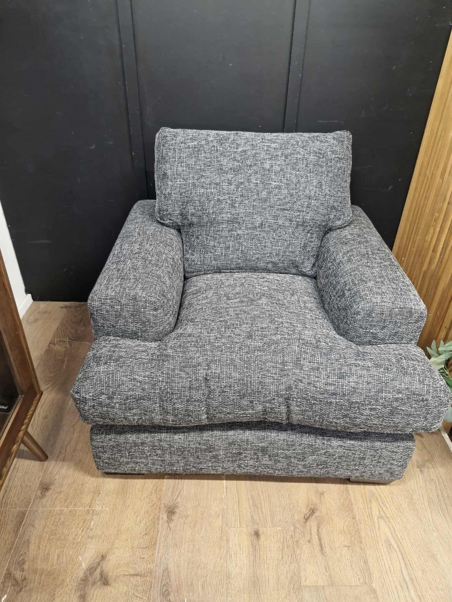Dark Grey Armchair / DFS Kinsey Charcoal