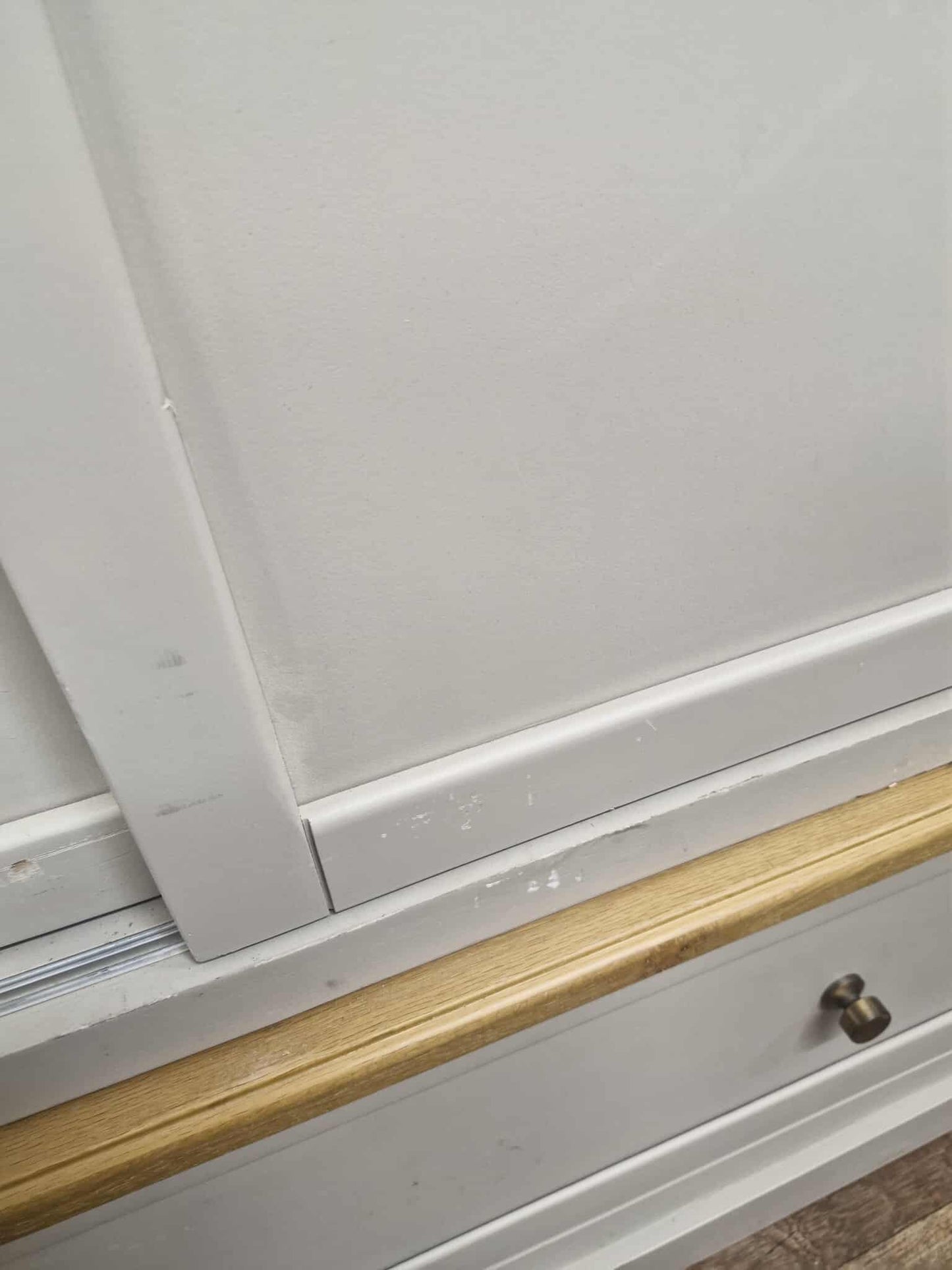 Solid Wood Double Wardrobe / Grey and Oak Wood / Oak Furnitureland Henley