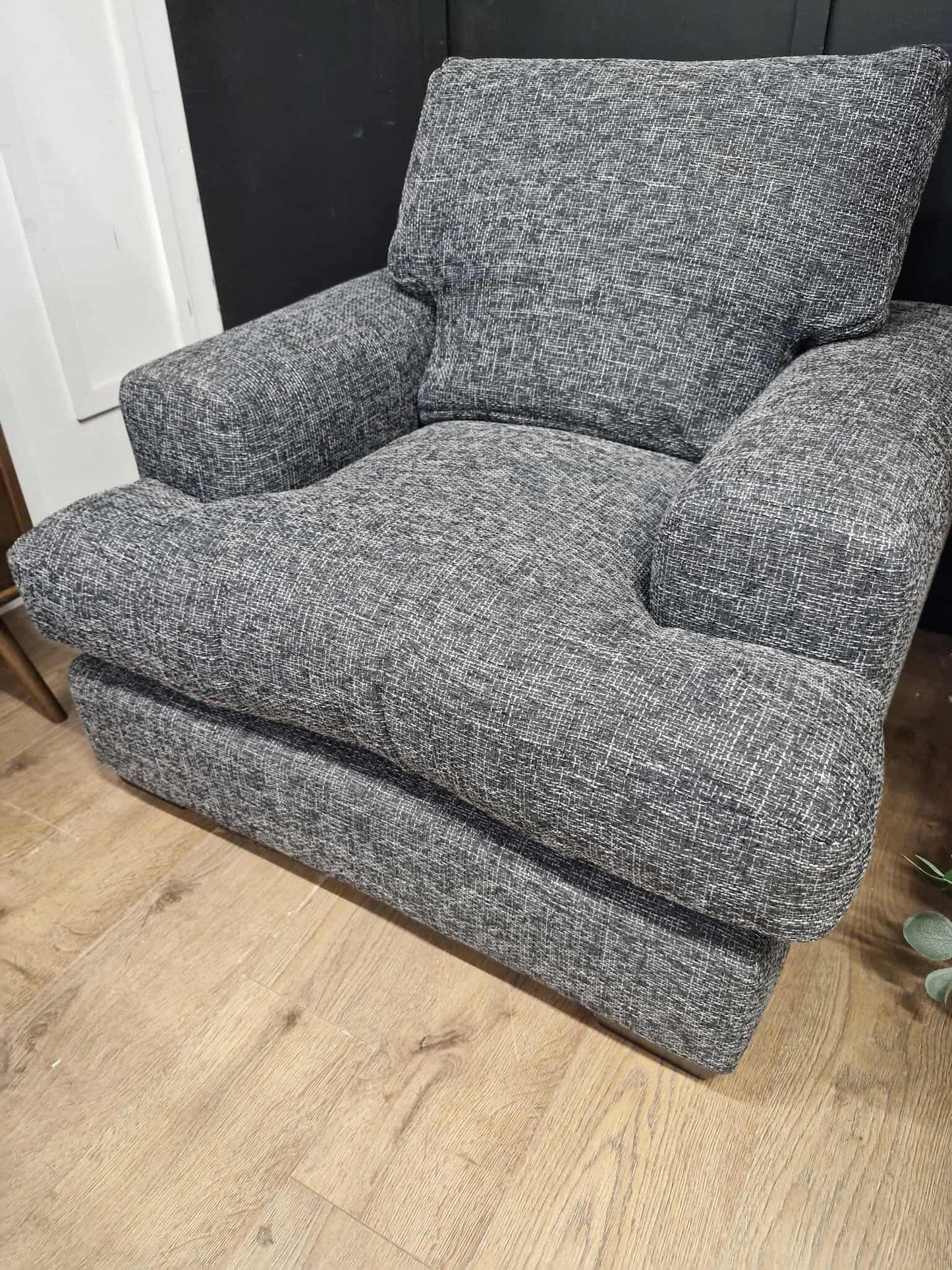 Dark Grey Armchair / DFS Kinsey Charcoal