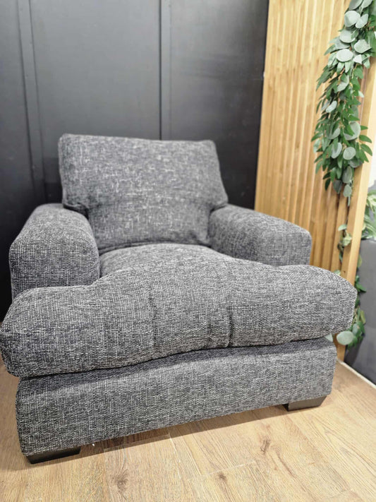 Dark Grey Armchair / DFS Kinsey Charcoal