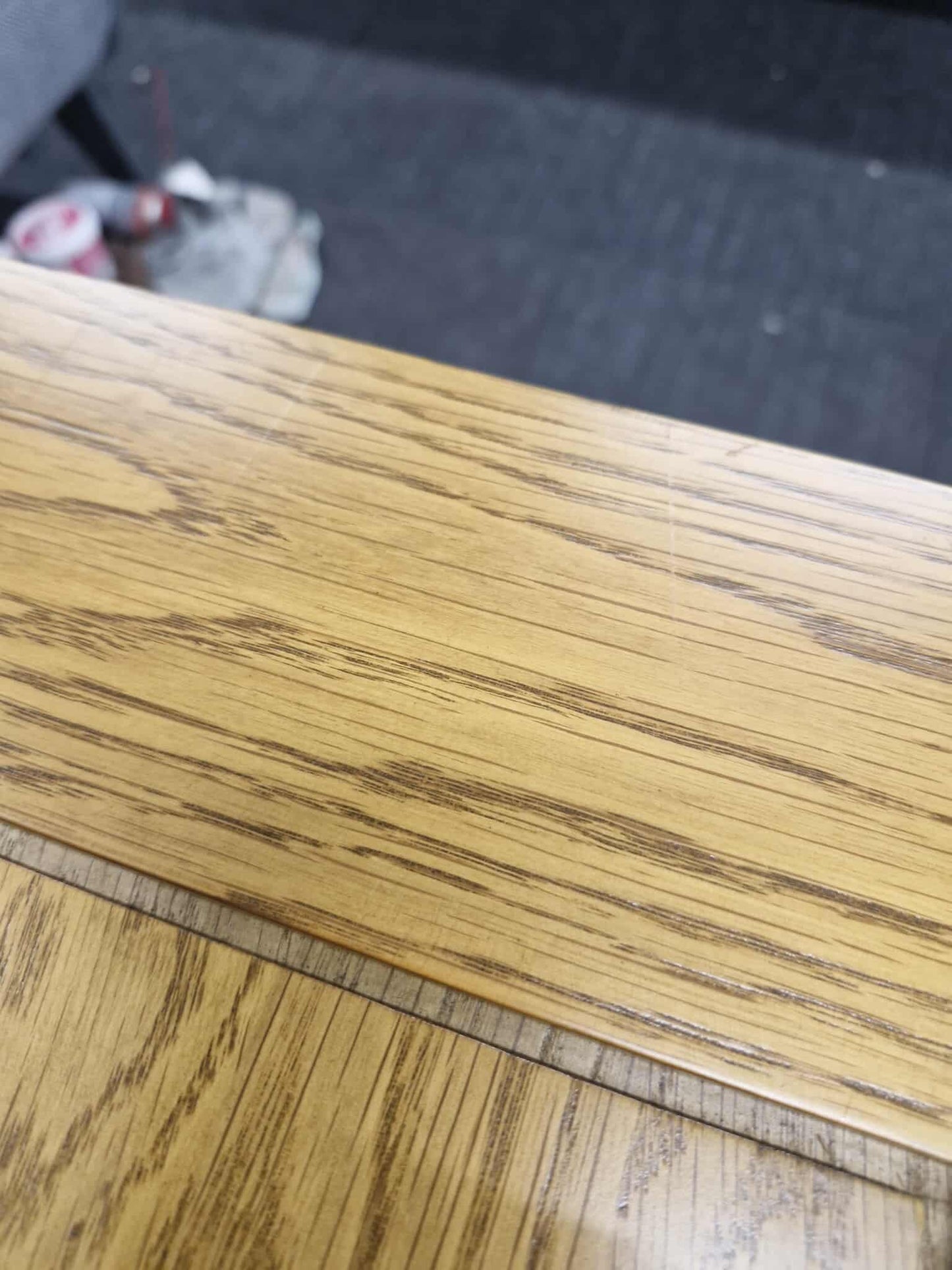 Rustic Solid Oak Extending Dining Table / 6-8 seater