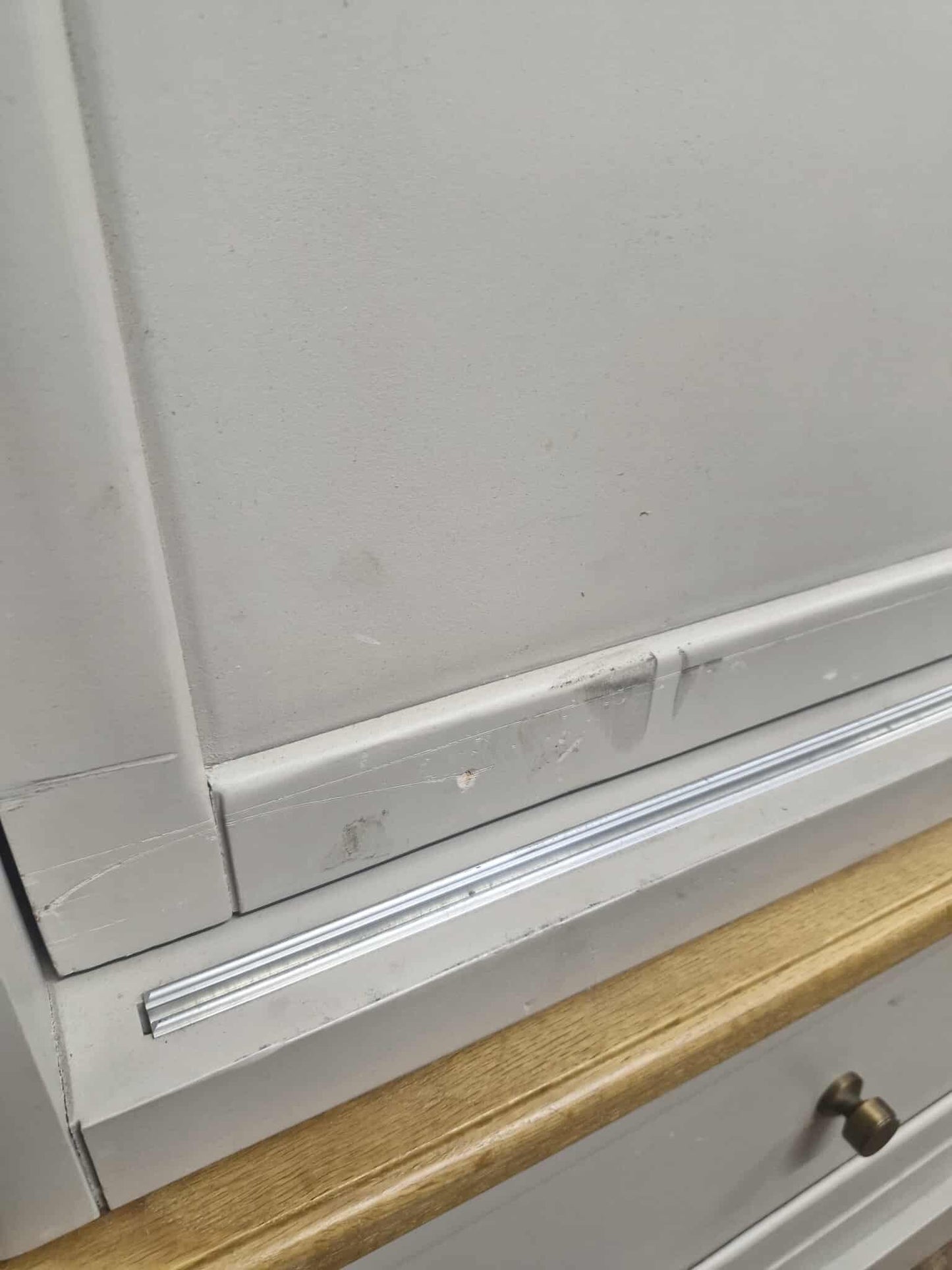 Solid Wood Double Wardrobe / Grey and Oak Wood / Oak Furnitureland Henley