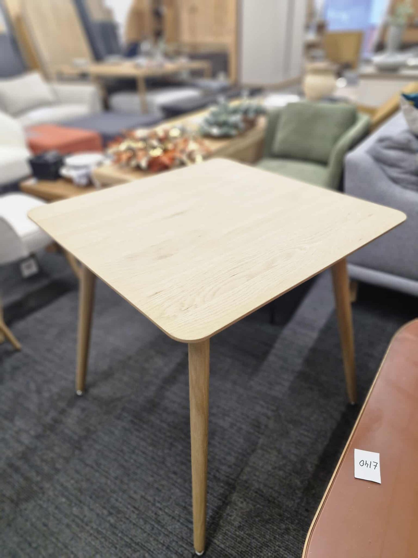 Light Oak Small Dining Table / 2-4 Seater