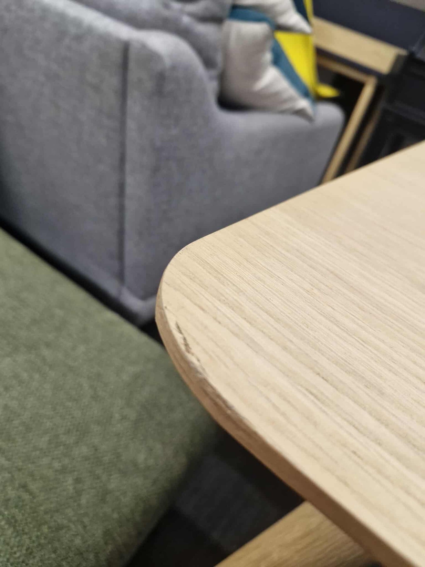 Light Oak Small Dining Table / 2-4 Seater