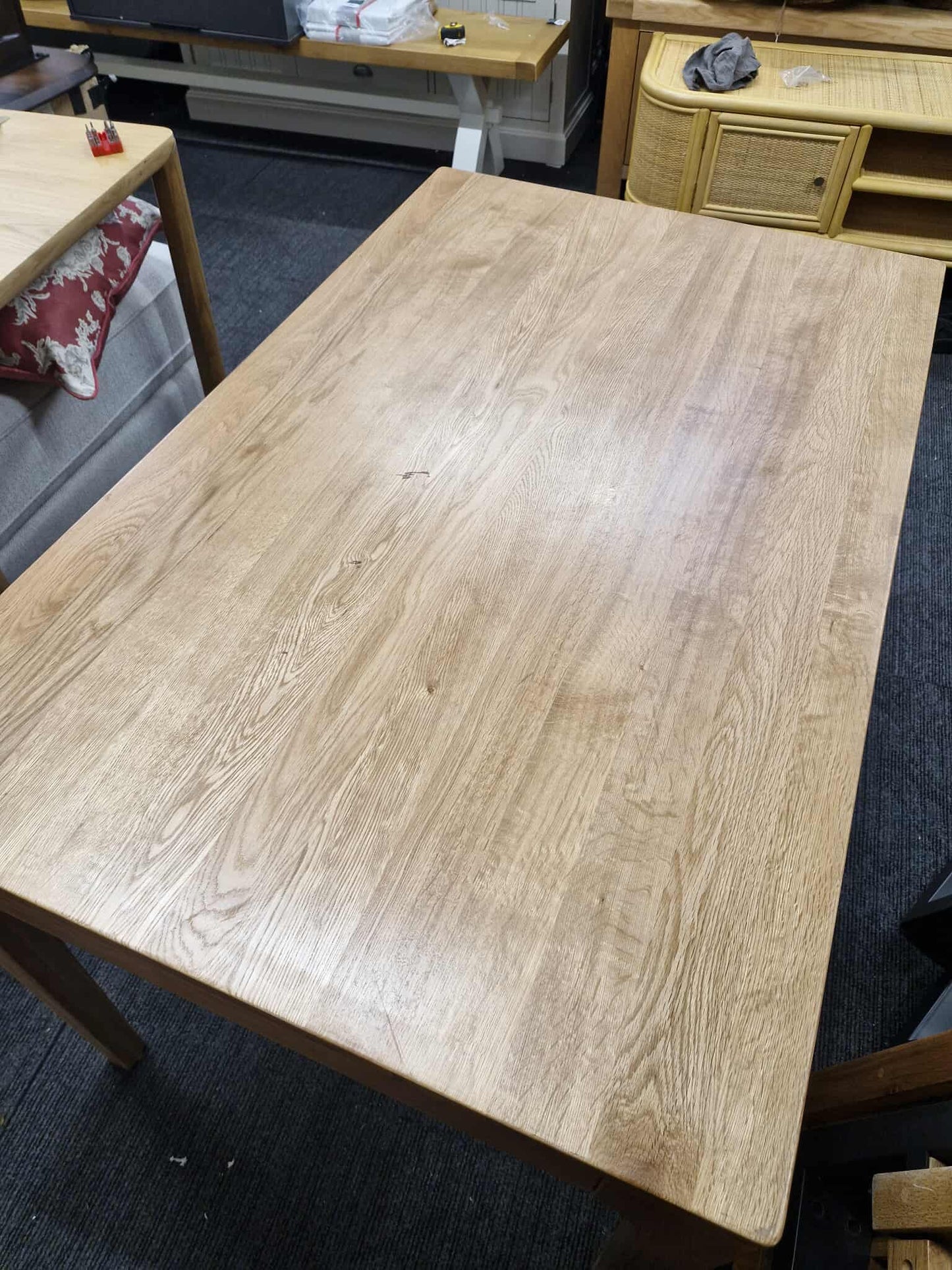 Solid Oak Scandi Style Dining Table / Oak Furnitureland Durham